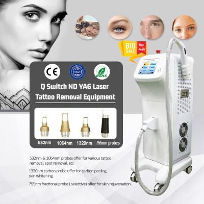 China 12ns Q Switched Nd Yag Laser 1064 Nm Tattoo Removal Machine for sale