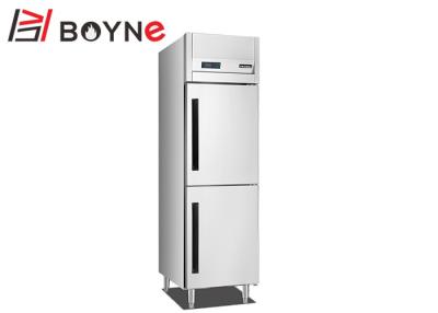 China Upright Industrial Catering Fridge Digital Display Double Door CE Certification for sale