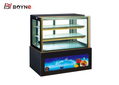 China 3 Layer Air Cooling Defrost Countertop Cake Display Fridge Showcase For Advertising for sale