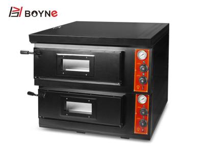 China Window View Commercial 2 Decks Gas Pizza Oven For Hotel 1 Layer Bread Toaster 9KW Desktop Type for sale