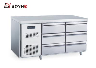 Κίνα 300L βιομηχανικό ψυγείο Undercounter, εμπορικός εξοπλισμός ψύξης κουζινών 385W για τα τρόφιμα συντηρήσεων φρέσκα προς πώληση