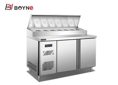 China 0.3m3 Salad Prep Table Refrigerator , 3 Pan Commercial Undercounter Refrigerator for sale