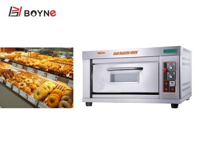 China Table Top Single Deck Gas Oven , 0.24kg/H Commercial Bread Maker Equipment for sale