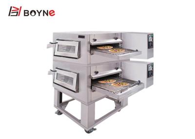 China Exhibición comercial 30kw/H 220V del LCD de la eficacia alta del horno de la pizza del transportador del restaurante en venta