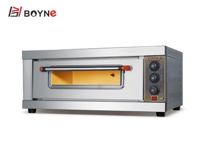 China Commercial 3.2kw Stainless Steel Baking Oven Single Layer for sale
