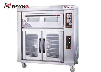 China Baking And Fermentation Conjoined Electric Oven Deck Oven With Proffer For Bread Shop for sale