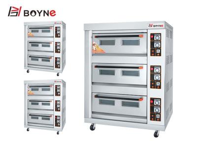 China Double Deck Four Trays Gas Oven Bread Shop Bakery Kitchen Commercial Food Shop for sale