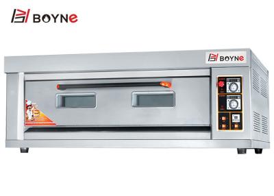 China Commercial Bakery Shop Gas Oven,One Deck Three Trays Baking Oven With Glass Viewing Door for sale