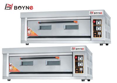 China Hotel Kitchen Bakery One Deck 3 Tray Gas Bake Oven Pizzeria Ovan Max temp 400 Degree for sale