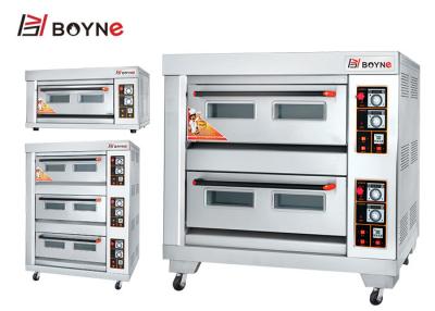 China Industrial One Deck Two Trays Deck Oven Gas Baking Equipment commercial use for sale