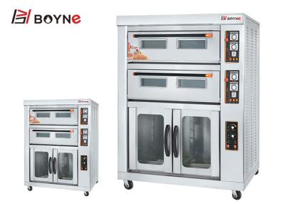 China Commercial Baking Two Layer Four Trays Oven with Proofer 220v for sale