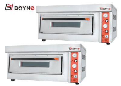 China Cubierta Oven One Layer 220v de la pizza del gas para la hornada del pan con la piedra en venta