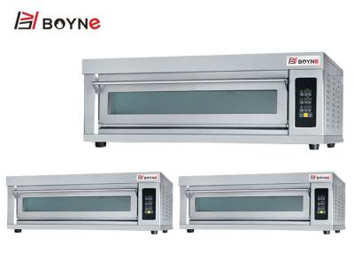 China Mid End Microcomputer Control Deck Oven One Deck Three Trays For Bread Shop for sale