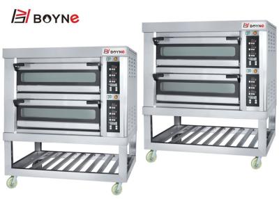 China CE Commercial Bakery Kitchen Equipment Three Deck Six Trays Oven for sale