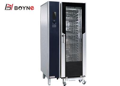 China 20 Trays Steam Combi Oven With Boiler 380v Electric Digital Controller for commercial kitchen for sale