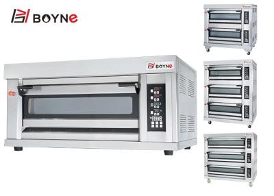China Heavy Duty Deck Baking Oven One Deck Two Trays Gas Oven For Bakery for sale