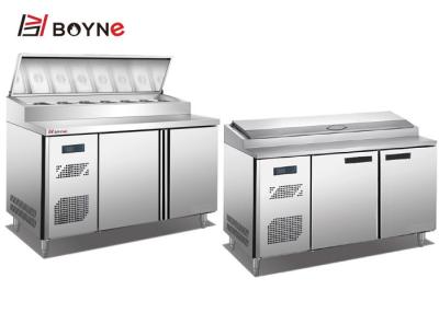 China Refrigerador de acero inoxidable de la cocina de la ensalada del contador comercial de la preparación para mantener uso fresco de la comida cocina en venta