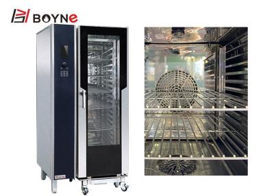 China Commercial Kitchen Cooking Equipment 20 Trays LCD Version Electric Combi Oven for sale