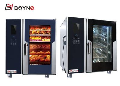 China Electric 6 Trays Steam Combi Oven With Injection 380v Stainless Steel for saving the time and one people can operate for sale