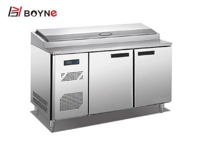 China Stainless Steel Commercial Refrigerated Preparation Pizza Counter Fridge Refrigerator for sale