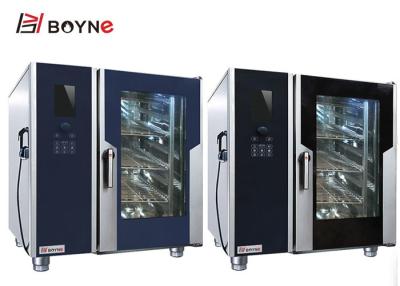China Máquina 6 Tray Combi Oven Boiler de la asación del pollo que cuece al vapor y que cuece en venta