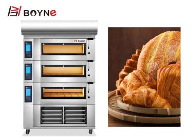 China LCD Screen 9 Trays Bread Bakery Oven With Heat Reflective Glass Visual Door for sale