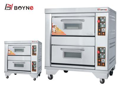 China Horno 6.8kw de Oven Two Tray Commercial Baking de la cubierta de la panadería del pan del gas en venta