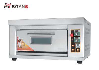 中国 タイマーの温度の1つの皿のパン屋のデッキのオーブンの機械温度調節器は300°Cを得ることができる 販売のため