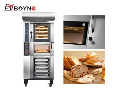 China Four Trays Electric Convection Bakery Oven With Single Layer Bread Cabinet for sale