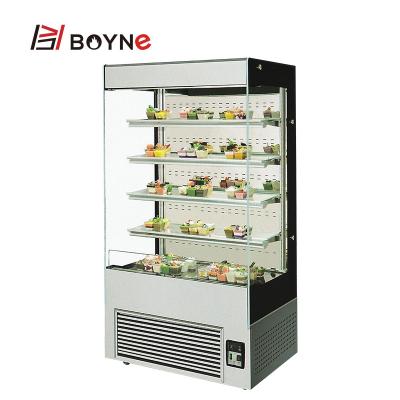 China Single Sided Open Three Tier Cake Display Case LED Indoor Lighting use in the market for sale