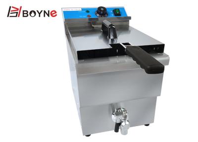 China High Temperature Single Tank Fryer Fast Food Restaurant Deep Fryer for sale