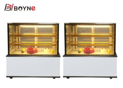Китай Белая мраморная витрина охладителя дисплея торта слоя 3 для ресторана продается