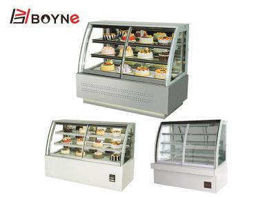 China European Type Three Layer Cake Display Cabinet R134A Auto Defog for sale