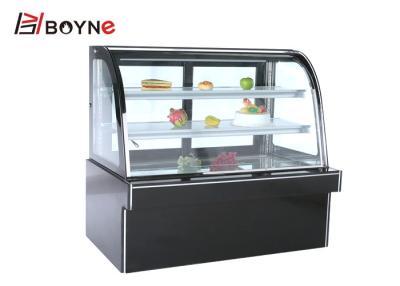 China Curve Type Three Layer Cake Display Case Pastry Display Chiller for sale