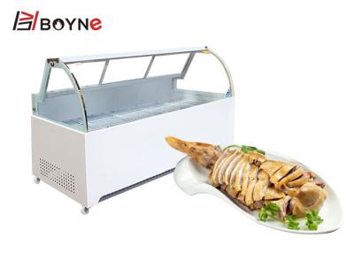 China Refrigerador de enfriamiento dinámico de la exhibición de la arca de la tienda de delicatessen de la vitrina de la torta de Rohs en venta