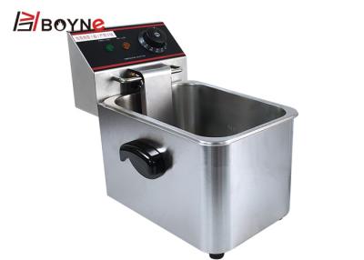 China 4L Electric Single Tank Open Fryer For Snack Bars Parties for sale