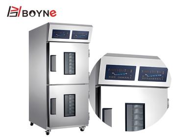 China Two Half Glass Door 36 Trays Dough Freezer Retarder Microcomputer Control For Bakery Shop for sale