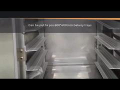 Stainless Steel Two Door Insert Cabinet Pizza Refrigerator Freezer