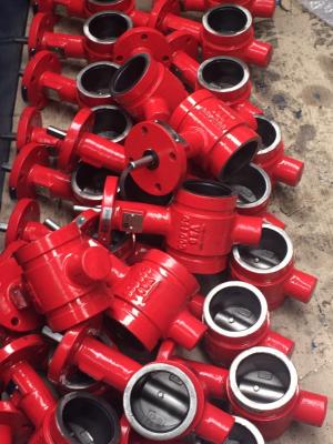China Grooved butterfly valve Gas Valve with Grooved Body Style and 20000 Pc/month Capacity for sale