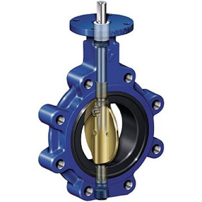 China Water Oil Liquid Lug Type Butterfly Valve Pn16 25 Working Pressure Stainless Shaft Butterfly Valve for sale