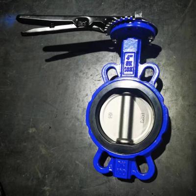 China Standard wafer type butterfly valve Pn16 Pressure Rating API 598 Testing Standard for sale