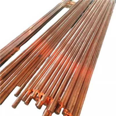 China 99.99% Pure Copper Round Rod Pure Copper Rod Brass Red Round Rod for sale