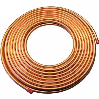 China ASTM B280 C12200 C2400 Pure Copper Pipe Pancake Copper Coil Tube for sale