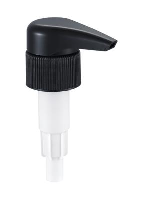 Cina 24/410 Pompa per lozione cosmetica Dispenser per pompa per shampoo in alluminio bianco nero in vendita