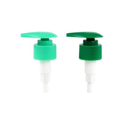China 1,8-2,0 ml Bomba de loção para xampu personalizado tamanho do pescoço fosco preto verde bomba dispensadora de sabão para lavar as mãos à venda