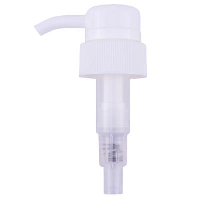 China PP Material Plastic Lotion Pump Ribbed Smooth 2cc Body Cream Dispenser for sale