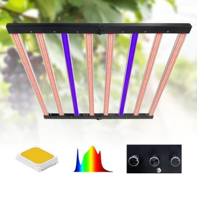 China Indoor Plants Foldable LED Grow Light Uv Ir Grow Light 3-Channel Dimming for sale