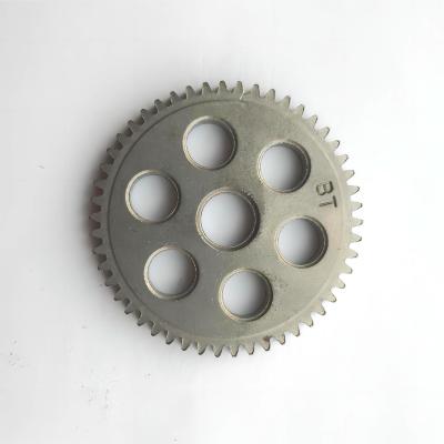 China Oiled Sintered Metal Gears , 50 Tooth Spur Gear For Cutting Papers Machine for sale
