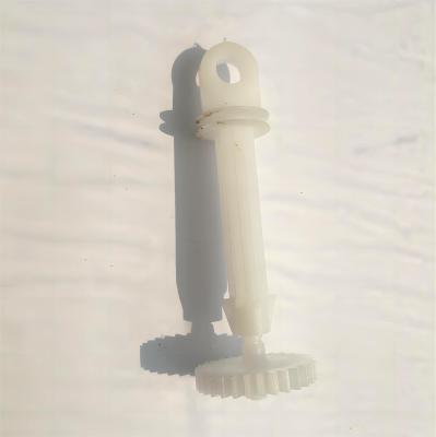 China Engranajes moldeados plásticos del OEM, engranaje axial del gusano para el pequeño aparato electrodoméstico en venta
