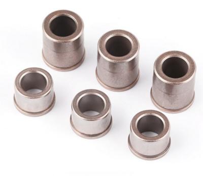 China Piezas de la metalurgia de polvo del cilindro, cojinete liso de bronce sinterizado engrasado en venta